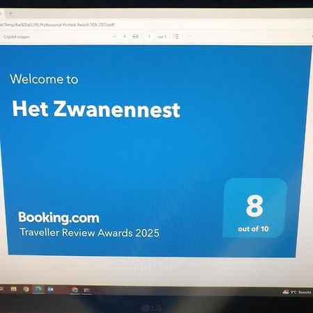 Het Zwanennest Bed & Breakfast Den Ilp Exterior photo