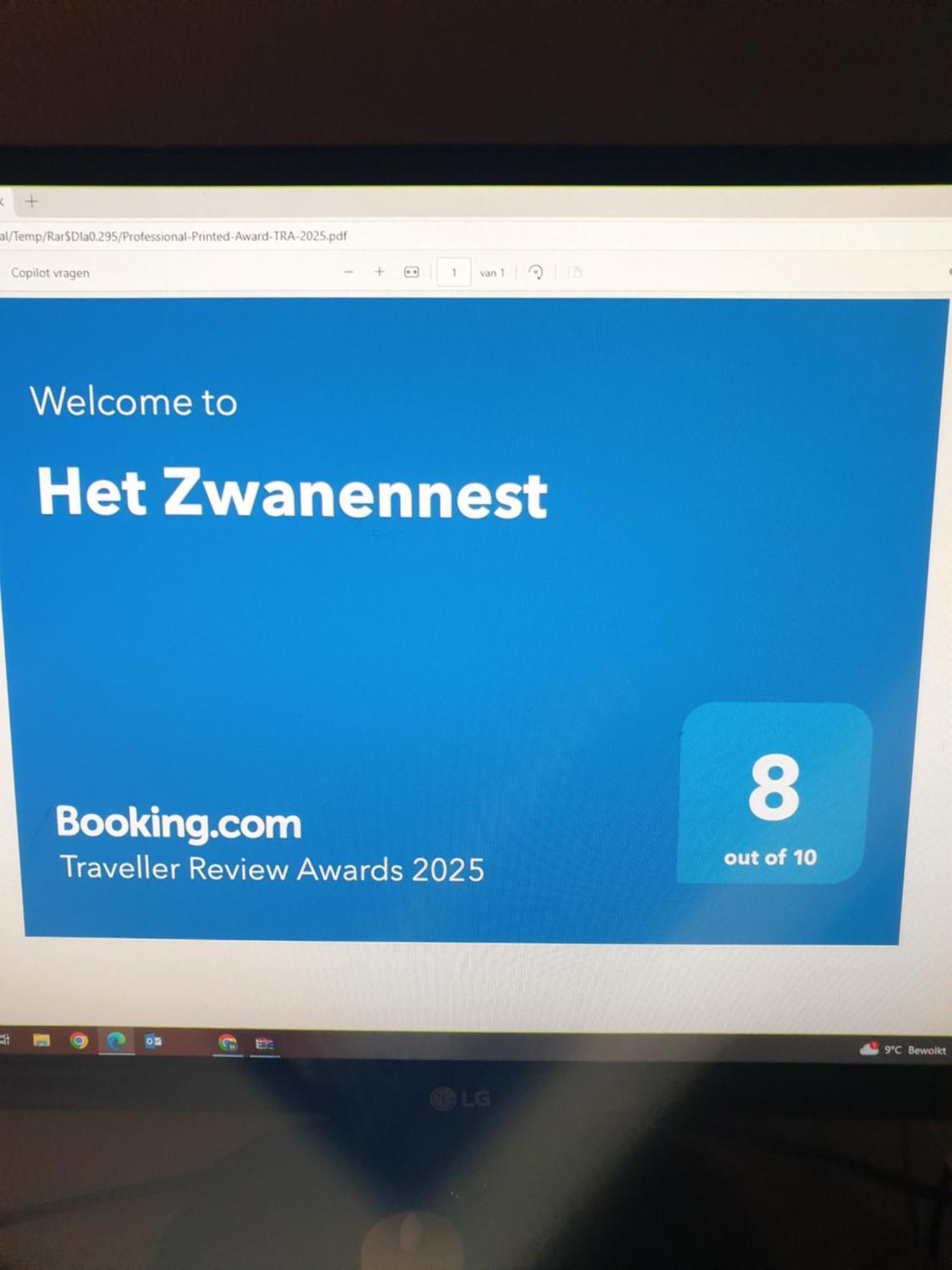Het Zwanennest Bed & Breakfast Den Ilp Exterior photo